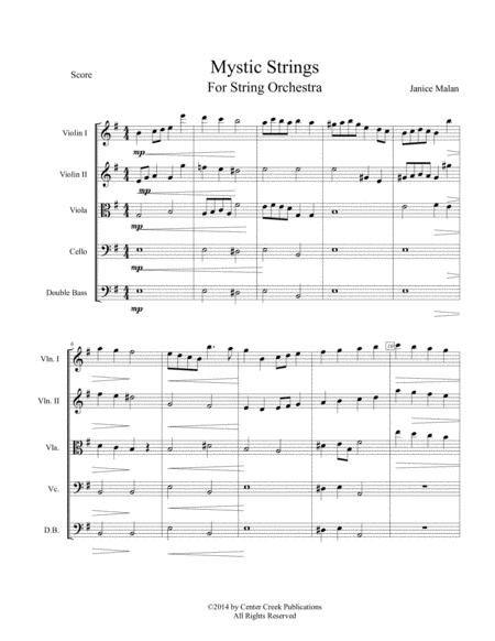 Mystic Strings For String Quartet Page 2