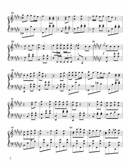 Nameless Hallelujah Chorus For Piano Page 2