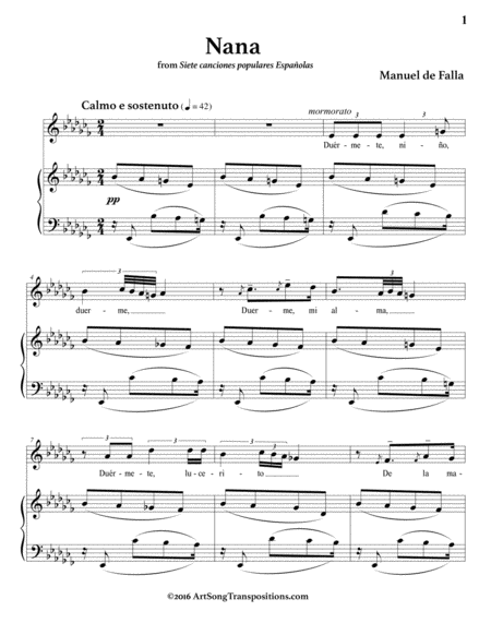 Nana A Flat Minor Page 2