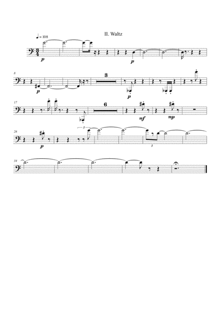 Nantes For Tuba And Band Parts Page 2