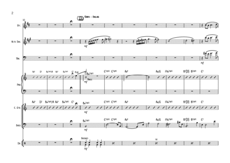 Nature Boy Vocal With Small Band 3 Horns Key Of A Minor Page 2