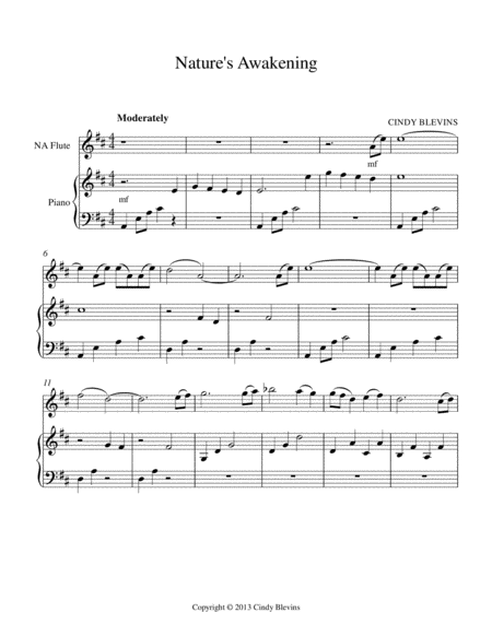 Natures Awakening Native American Flute And Piano Page 2