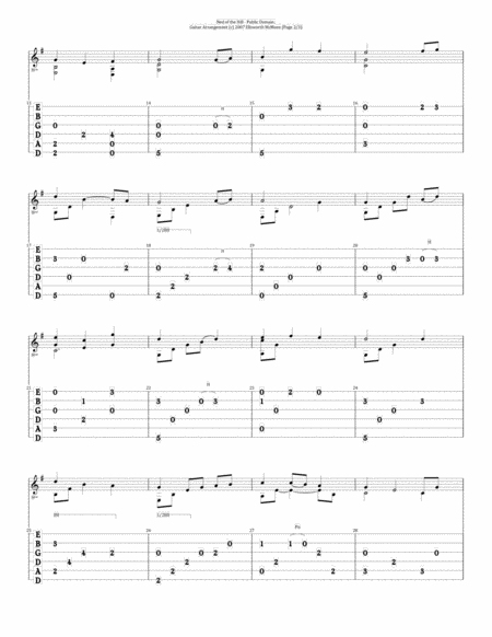Ned Of The Hill For Fingerstyle Guitar Tuned Drop D Page 2