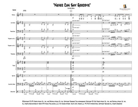 Never Can Say Goodbye Vocal 9 Piece Bb Major Page 2