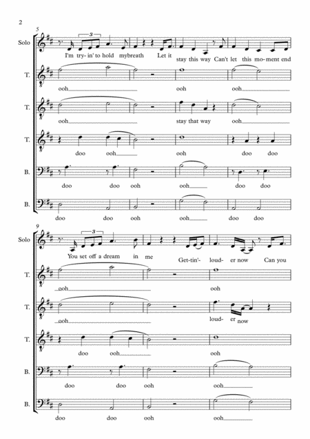 Never Enough Ttbb Div A Cappella Page 2