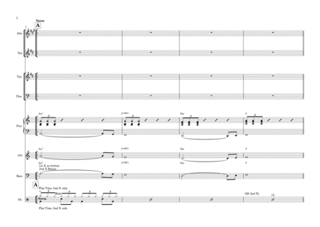 Never Tear Us Apart Vocal With Small Band 3 Horns Key Of Am Page 2