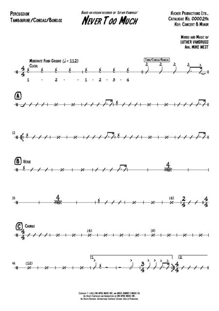 Never Too Much Percussion Page 2