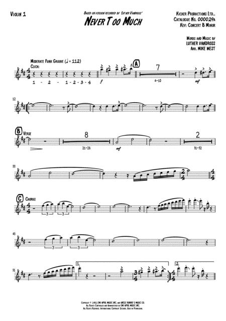 Never Too Much String Section Page 2