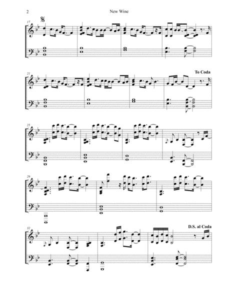 New Wine Hillsong Worship Sheet Music Advanced Page 2