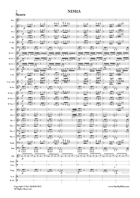 Nimia For Concert Band Page 2