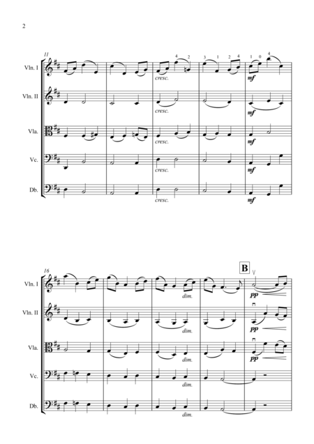 Nimrod From Enigma Variations By Sir Edward Elgar Arranged For String Orchestra By Adrian Mansukhani Page 2