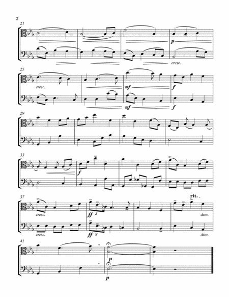 Nimrod From Enigma Variations Viola Cello Duet Page 2