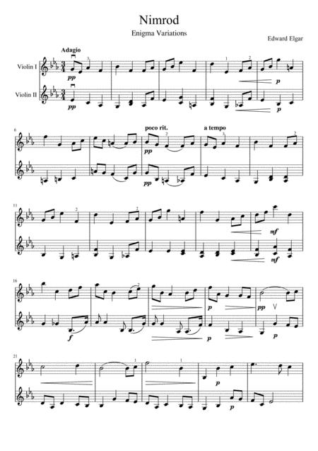 Nimrod Violin Duet Page 2