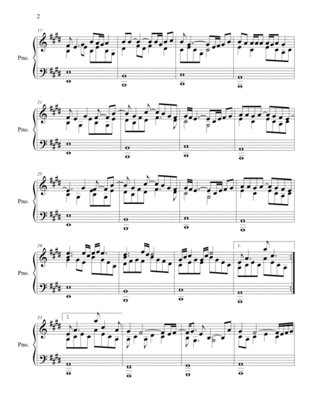 No One Piano Solo Page 2