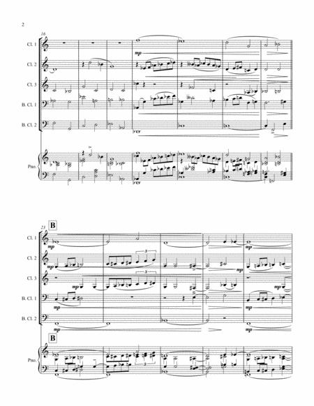 Nocturne 1 For 5 Clarinets Page 2