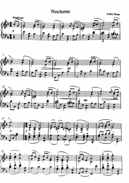 Nocturne An Intermediate Piano Solo Page 2