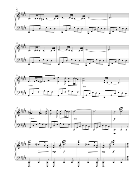 Nocturne In C Sharp Minor Page 2