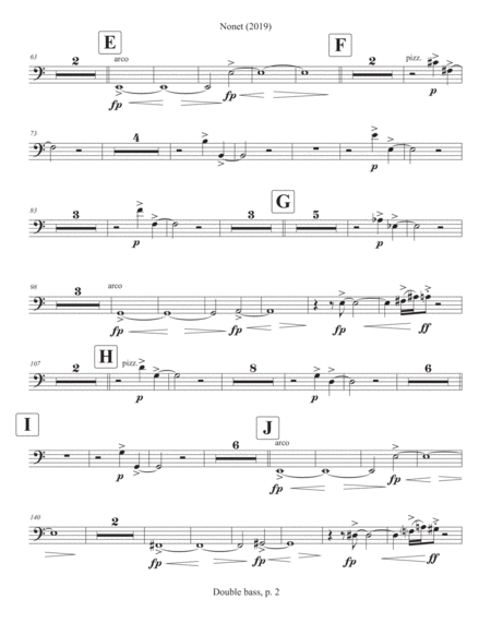 Nonet 2019 For Chamber Ensemble Double Bass Part Page 2