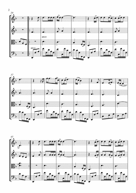 Nothing Else Matters String Quartet Score And Parts Page 2