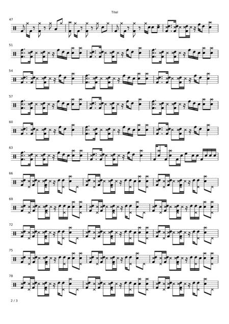 Nothing Left To Say By Imagine Dragons Drums Sheetnotes Page 2