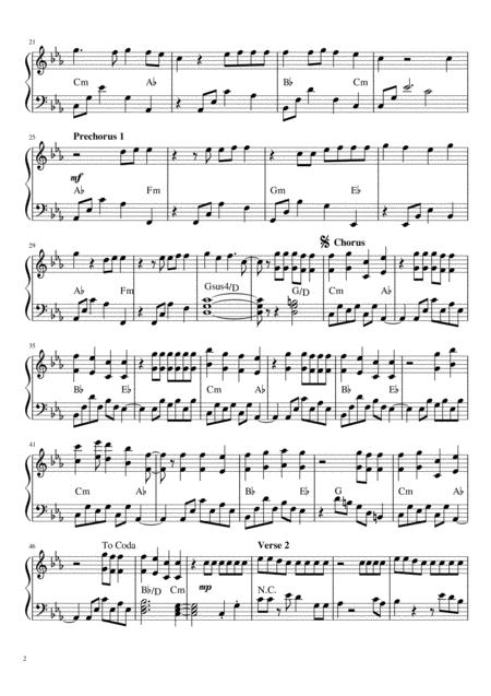 Nothing On You Ed Sheeran Piano Page 2