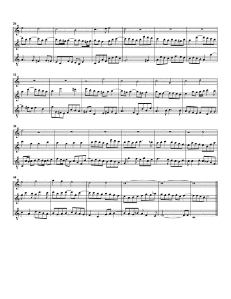 Nun Freut Euch Lieben Christen G Mein Bwv 755 Arrangement For 3 Recorders Page 2