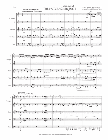 Nutcracker Short And Suite For Brass Quintet Page 2