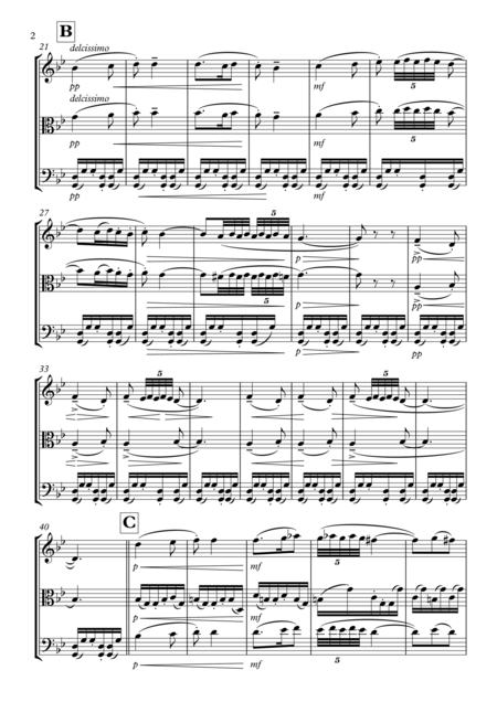 Nutcracker Suite Arabian Dance String Trio Page 2