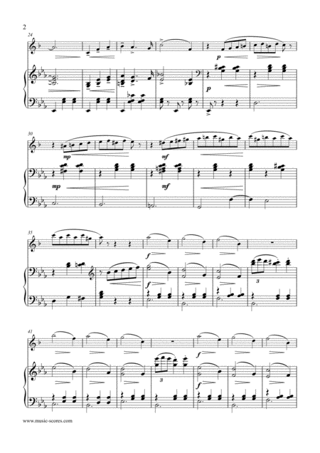 Nutcracker Suite Waltz Of The Flowers Trumpet And Piano Page 2