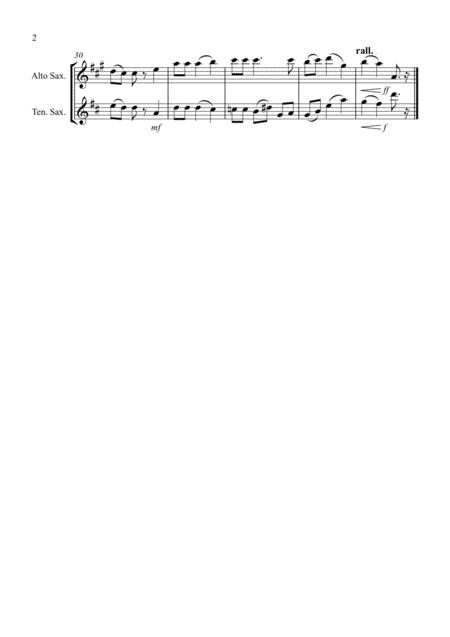 O Christmas Tree For Saxophone Duet Page 2