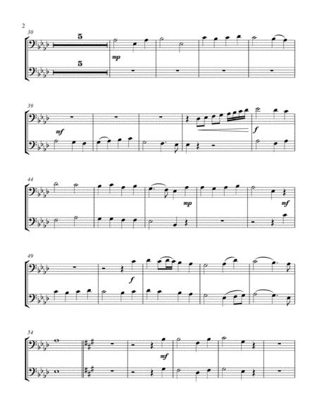 O Come All Ye Faithful Bass C Instrument Duet Parts Only Page 2