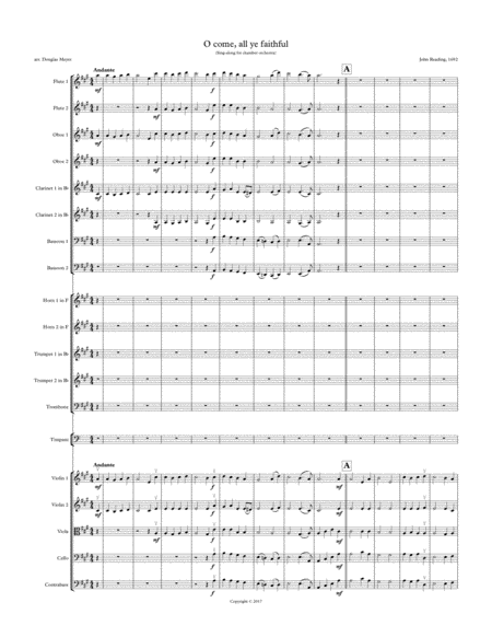 O Come All Ye Faithful Sing Along For Full Orchestra Page 2