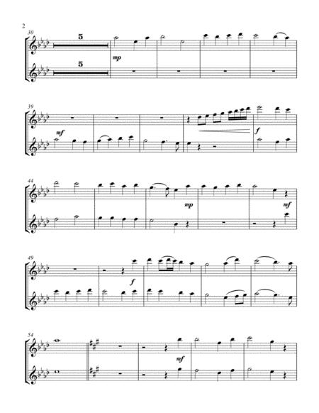 O Come All Ye Faithful Treble C Instrument Duet Parts Only Page 2