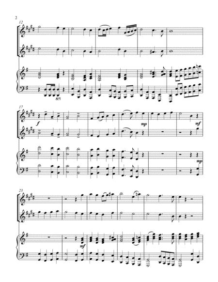 O Come All Ye Faithful Treble Eb Instrument Duet Parts Only Page 2