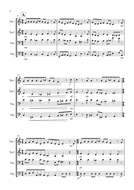 O Come O Come Emmanuel For Brass Quartet Page 2