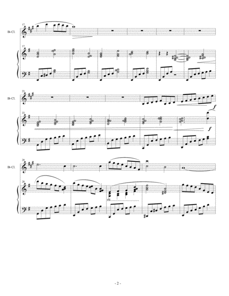 O Come O Come Emmanuel For Piano And Bb Clarinet Page 2