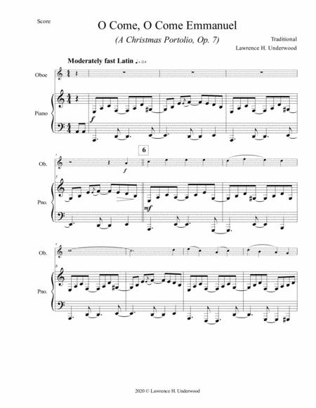O Come O Come Emmanuel For Solo Oboe Page 2