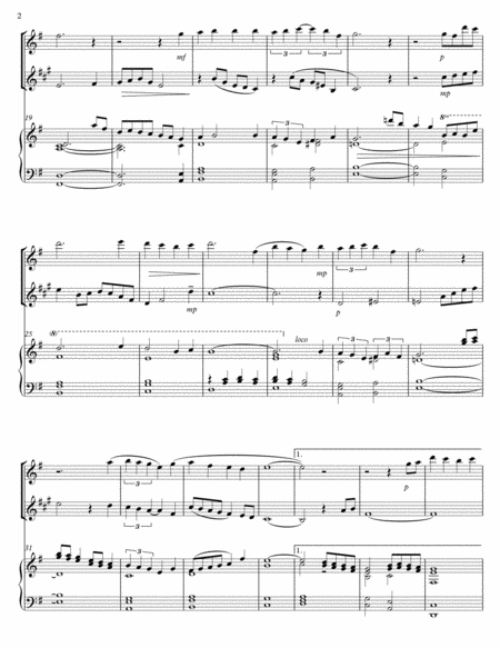 O Come O Come Immanuel A Contemporary Arrangement For Flute Clarinet And Piano Page 2