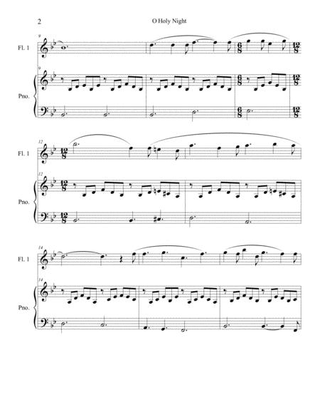 O Holy Night Flute Solo With Piano Accompaniment Page 2