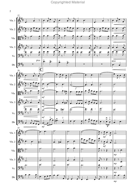 O Holy Night For String Orchestra Page 2