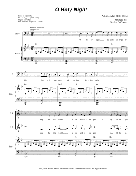 O Holy Night For Ttb Medium Low Key Page 2