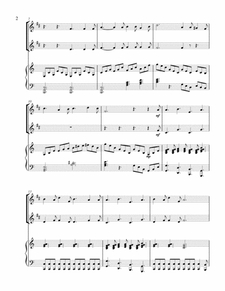 O Holy Night Treble Bb Instrument Duet Page 2