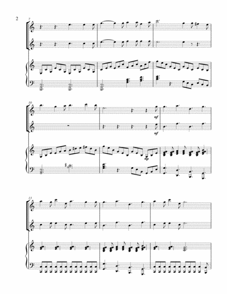 O Holy Night Treble C Instrument Duet Page 2