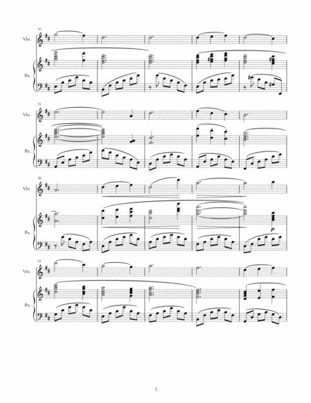 O Mio Babbino Caro For Violin And Piano Page 2