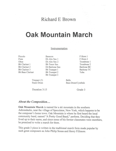 Oak Mountain March Page 2