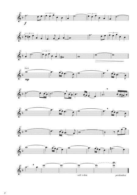 Oblivion For Flute And Piano Page 2