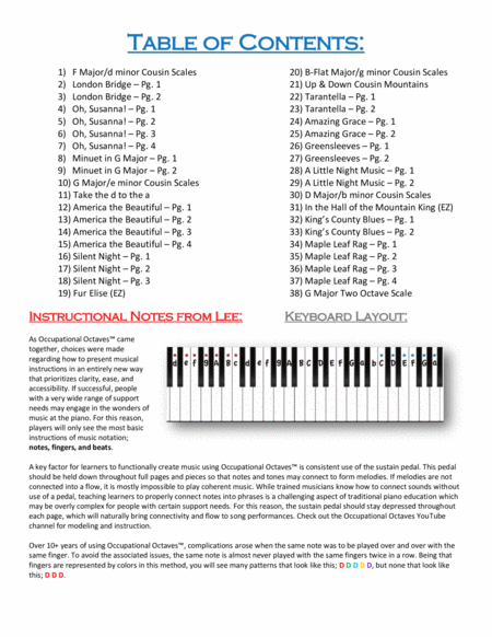 Occupational Octaves Piano Book 5 Page 2