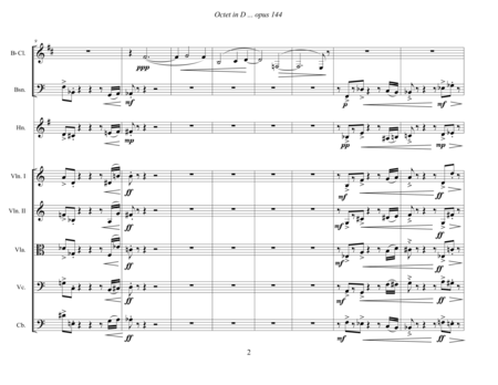 Octet In D Opus 144 2012 Full Score Page 2