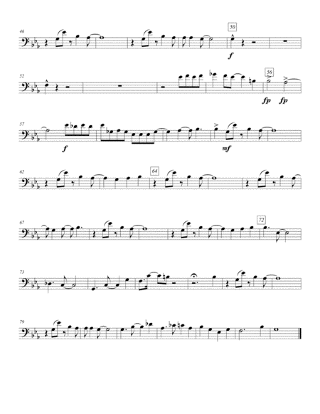 Ode To Joy Brass Band Style Page 2