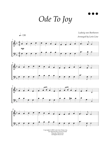 Ode To Joy Easy Page 2